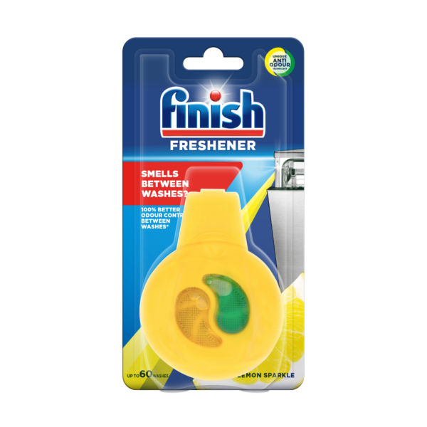 Finish Lemon odorizant cu aroma de lamaie pentru mașina de spălat vase, 60 de spălări