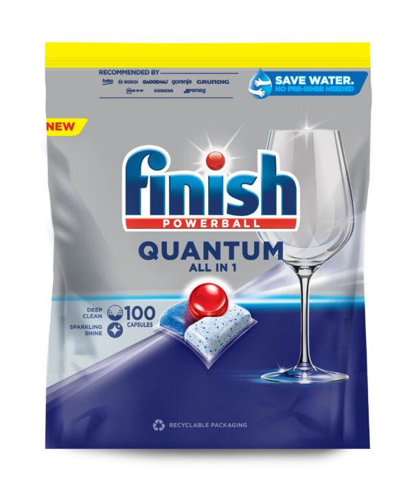 Finish Quantum Detergent pentru mașina de spălat vase, 100 spălări — cod FN-3133722