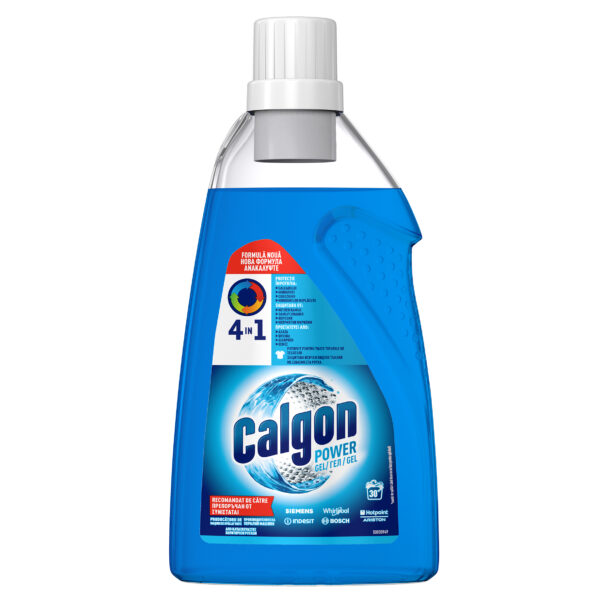 Gel Anticalcar pentru mașina de spălat Calgon 4in1, 1.5 L