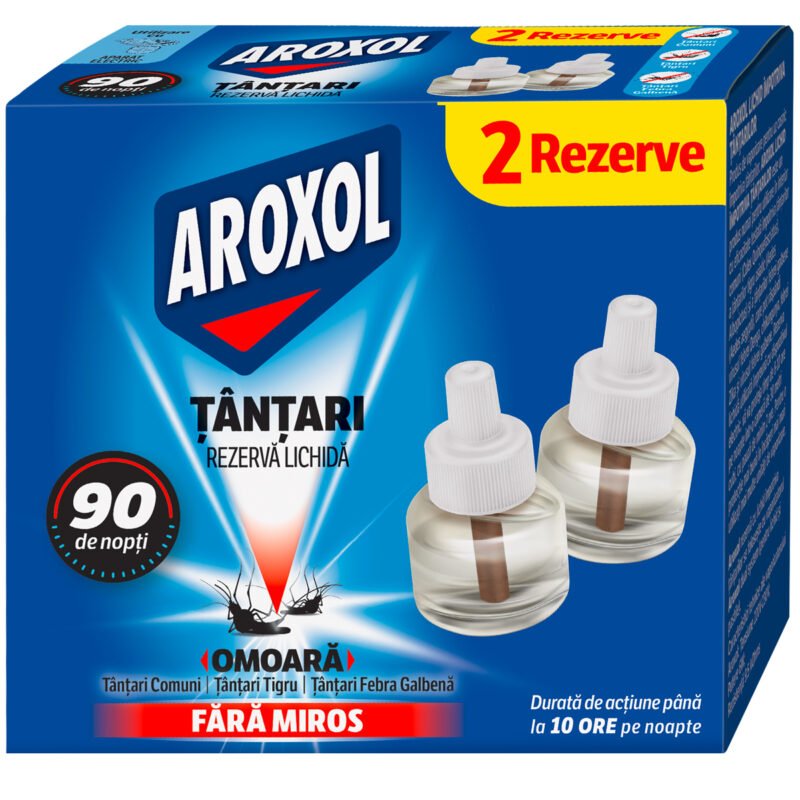 Rezervă lichida impotriva tantarilor Aroxol, 2 bucăți x 35 ml
