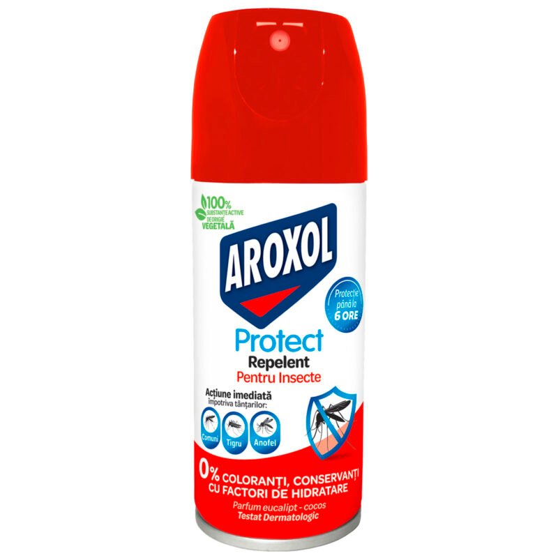 Spray protect repelent pentru insecte Aroxol, 100 ml