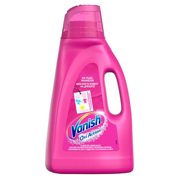 Solutie pentru indepartarea petelor pentru haine colorate Vanish Oxi Action, 3 L